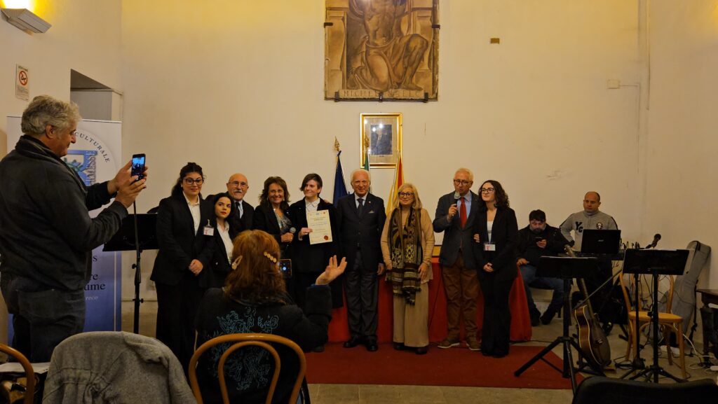 Premio Kermesse 2023 Villa Niscemi 15 dicembre 2023 Palermo consegna attestati