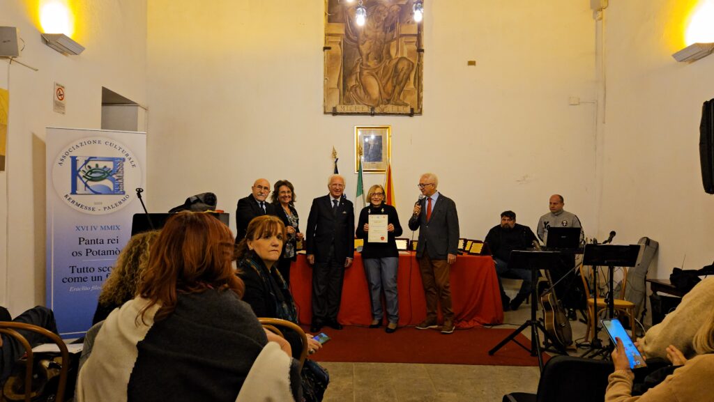 Premio Kermesse 2023 Villa Niscemi 15 dicembre 2023 Palermo consegna attestati