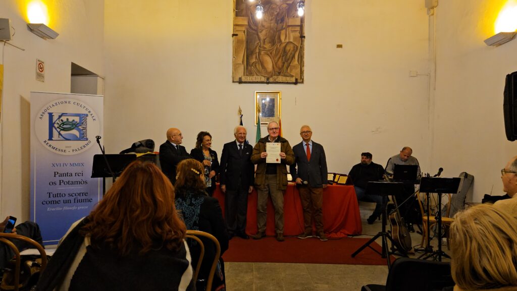 Premio Kermesse 2023 Villa Niscemi 15 dicembre 2023 Palermo consegna attestati